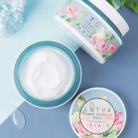 Jigott LOTUS FLOWER MOISTURE CREAM - Глубоко увлажняющий крем для лица с экстрактом лотоса, 100 мл