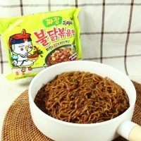 SamYang Hot Chicken Flavor Ramen Jjajang Лапша сублимированная, со вкусом курицы в бобовом соусе Чаджан, 140 г
