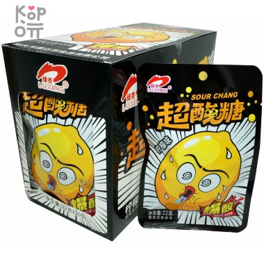 Леденцы супер кислые лимоны Luxing Sour Candy со вкусом Лимона — Корейские товары для всей семьи(КорОпт)