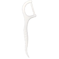 EBISU Everyday Dental Floss -  Флосспик с тонкой РАСПУШЕНОЙ зубной нитью на компактной плоской ручке.