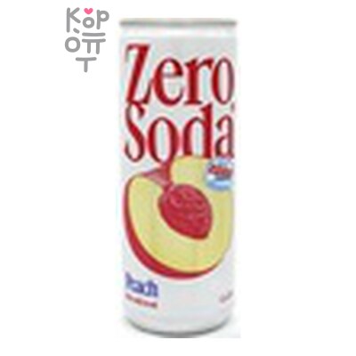 CLOOP — ПУ Напиток безалкогольный газированный ZERO SODA ВКУС ПЕРСИК, 250 мл