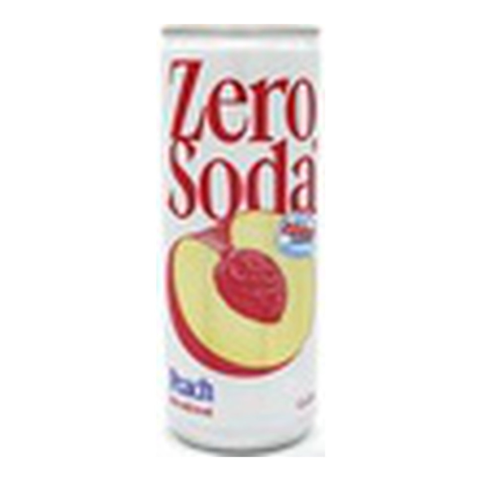 Напиток безалкогольный газированный CLOOP ZERO SODA ВКУС ПЕРСИК 250 мл, 1*24, шт