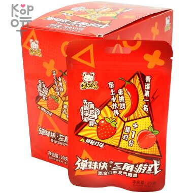 Драже Qiba с фруктовым вкусом и сюрпризом "Заяц эксперт" &mdash; Корейские товары для всей семьи(КорОпт)