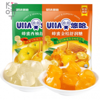 UHA Honey Shurun ​​Candy Kumquat - Освежающие Леденцы от боли в горле, в японском стиле, Мед и Кумкват, 103гр.