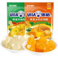UHA Honey Shurun ​​Candy Kumquat - Освежающие Леденцы от боли в горле, в японском стиле, Мед и Кумкват, 103гр.
