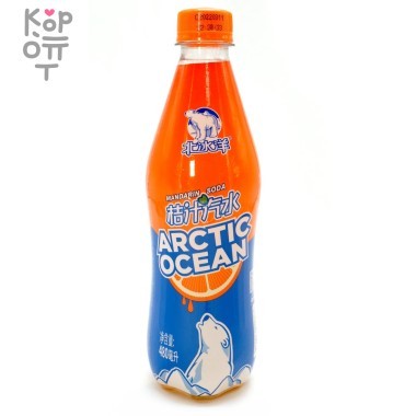 Слабогазированный напиток Arctic Ocean Mandarin Soda - со вкусом мандариновой содовой, 480мл. &mdash; Корейские товары для всей семьи(КорОпт)
