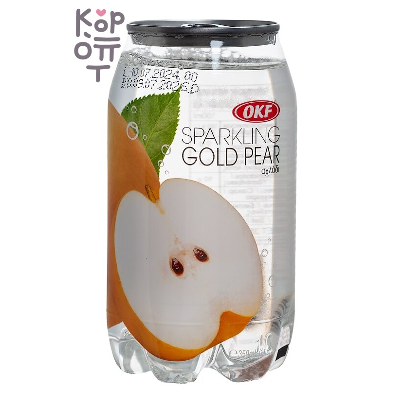 OKF Sparkling Gold Pear - Газированный освежающий напиток, груша 350мл.