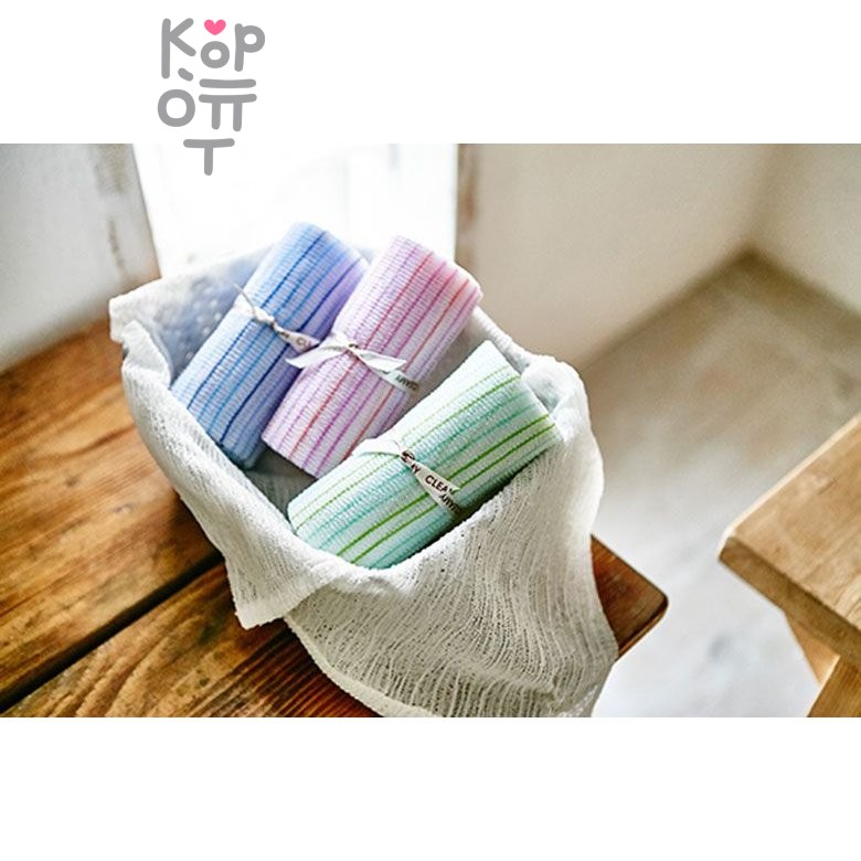SUNG BO Мочалка для душа Fresh Shower Towel - №117 28см*100см средней жесткости, нейлон