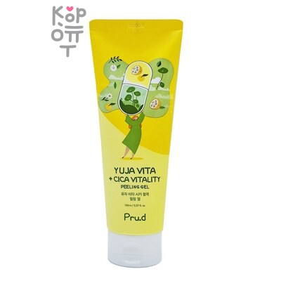 Пилинг, гель Витамином C и Центеллой оздоровления кожи/Yuja Vita Cica Vitality Peeling Gel, Meloso