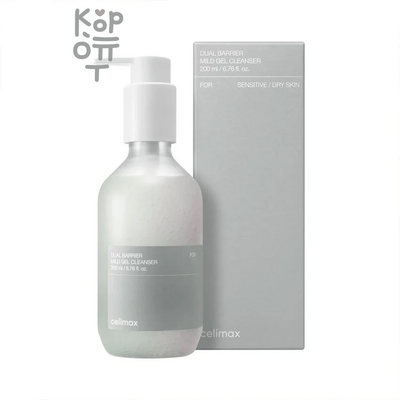 Celimax Dual Barrier Mild Gel Cleanser - Нежный гель-пенка для умывания с комплексом церамидов 200 мл