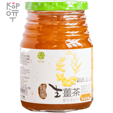Da Jung Damizle Honey Ginger Tea - Медово-имбирный чай, 580гр. — Корейские товары для всей семьи(КорОпт)