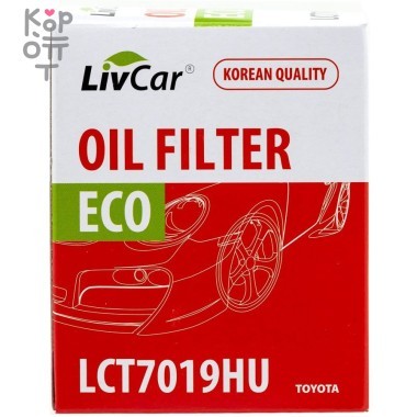 LIVCAR Oil Filter LCT7019HU / (O-118/O-120) - Масляный фильтр для TOYOTA — Корейские товары для всей семьи(КорОпт)