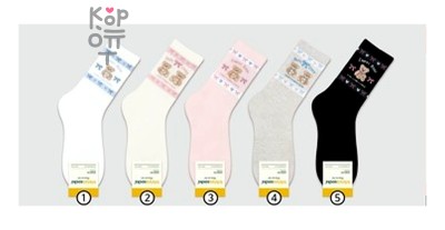 Kikiya Socks - женские высокие носки Sweet Bear, арт. 398