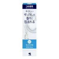 KOBAYASHI Floral Savon - Ароматический диффузор для дома с палочками (стеклянный флакон + наполнитель + палочки), 70 мл