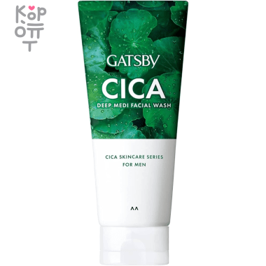 Mandom Gatsby Cica Deep Medi Facial Wash -  Мужская увлажняющая крем-пенка для умывания склонной к сухости и раздражениям кожи с натуральными экстрактами 130гр. &mdash; Корейские товары для всей семьи(КорОпт)