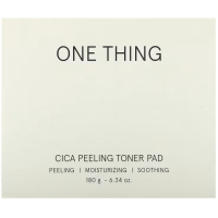 ONE THING Cica Peeling Toner Pad - Очищающие пилинг-пэды для лица с Центеллой Азиатской 180гр./65шт.
