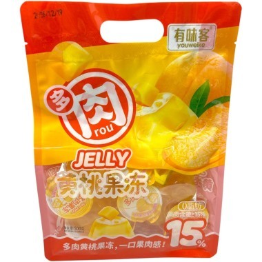 Желе фруктовое Youweike, фруктовый пудинг с Персиком, 500гр. &mdash; Корейские товары для всей семьи(КорОпт)