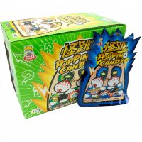 Конфеты Шипучка Popping Candy Mix Flavor - Шипучка - взрывашка "Монстр Салли" с кислыми фруктовыми вкусами + переводилка