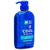  Kumano Cosme Station Horse Oil Body Soap - Мыло жидкое для тела с лошадиным жиром и ароматом ментола 600мл.