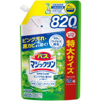 KAO "Magiсclean" Bath Foaming Spray  - Чистящее средство для ванны с антибактериальным эффектом против черной и розовой плесени, аромат зелёных трав.