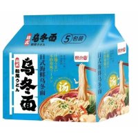 Лапша быстрого приготовления Dou Xiao Yu Удон в японском стиле с морепродуктами, пакет, 100гр