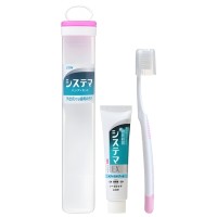 LION Dentor Systema Travel set - Дорожный набор (щетка + паста 30гр. + футляр).