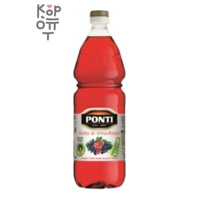 Ponti — Aceto di Vino Rosso — Уксус винный красный 6%, 1 л