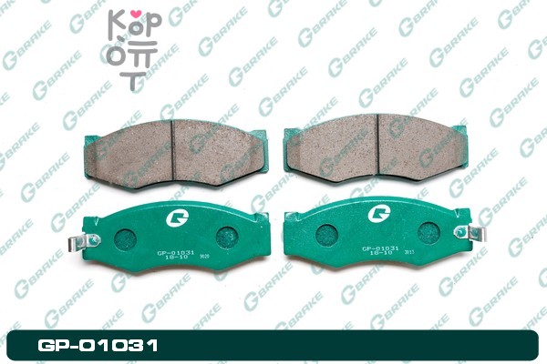 Колодки тормозные дисковые PF-2105 / AN130 / D1031M / N28-1294 PARAUT
