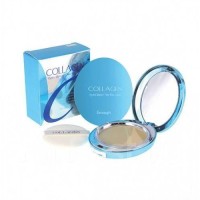 Enough Collagen Hydro Moisture Two Way Cake (Including Refill) - Увлажняющая коллагеновая пудра SPF25 PA++ 13гр.(С Запаской)