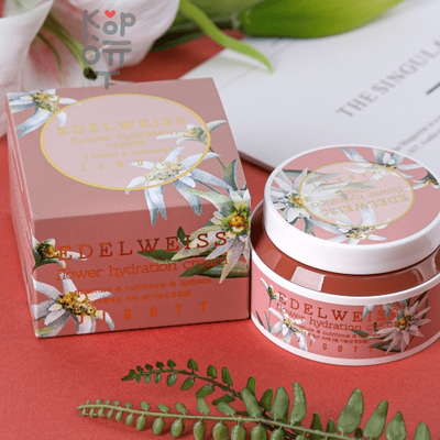 Jigott Edelweiss Flower Hydration Cream - Увлажняющий крем с экстрактом эдельвейса 100 мл