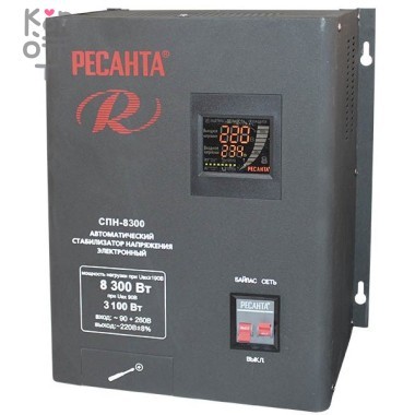 Стабилизатор напряжения Ресанта СПН-8300 — Корейские товары для всей семьи(КорОпт)