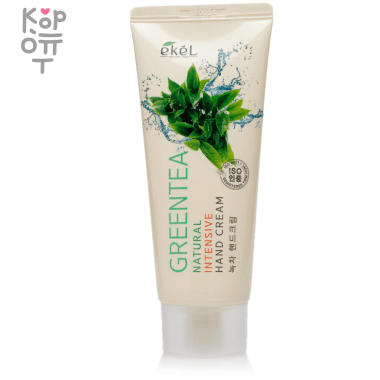 Ekel Natural Intensive Hand Cream Green Tea - Интенсивный крем для рук с экстрактом Зеленого Чая 100мл. &mdash; Корейские товары для всей семьи(КорОпт)