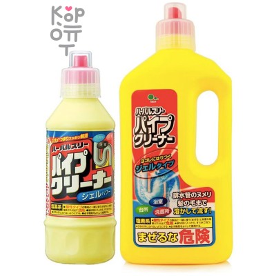 Mitsuei Herbal Three Pipe Cleaner Мощный гель удаляет слизь и запах из водосточных труб в ванных комнатах, туалетах и ​​кухнях