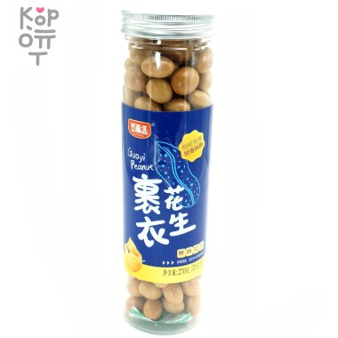 Арахис отборный Guyudou Хрустящий с уникальным послевкусием, 270гр. &mdash; Корейские товары для всей семьи(КорОпт)