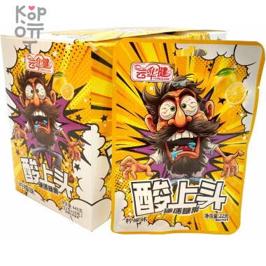 Кислая карамель Yunhua Acid Sugar Sour Candy - Крутая кислота со вкусом Обжигающего Лимона &mdash; Корейские товары для всей семьи(КорОпт)