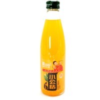 Слабогазированный напиток Lan Ge GE Orange Drinks - Апельсиновый сок с мякотью, 315мл.