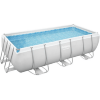 Каркасный бассейн Bestway Power Steel Frame Pool модель 56442, 404х201смх100см(6478л.), светло-серый, купить с доставкой на дом фото 2 — Корейские товары для всей семьи(КорОпт)