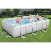Каркасный бассейн Bestway Power Steel Frame Pool модель 56442, 404х201смх100см(6478л.), светло-серый, купить с доставкой на дом фото 6 — Корейские товары для всей семьи(КорОпт)