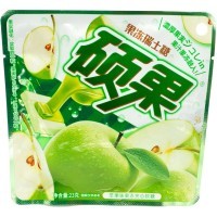 Жевательные конфеты Fruit Jelly с натуральным соком и вкусом Зеленого Яблока