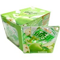 Жевательные конфеты Fruit Jelly с натуральным соком и вкусом Зеленого Яблока
