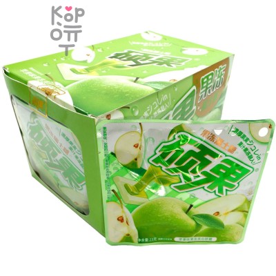 Жевательные конфеты Fruit Jelly с натуральным соком и вкусом Зеленого Яблока