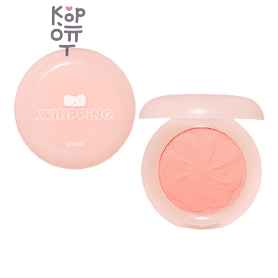 Etude Whipping Velvet Blusher Melon Cream Chou — бархатистые румяна, оттенок «Кремовая дыня», 7 г