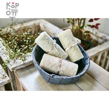 SUNG BO Мочалка для душа Heart Shower Towel - №134 28см*95см средней жесткости, нейлон, полиэстер — Корейские товары для всей семьи(КорОпт)