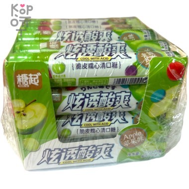Конфеты Кислый Холодок Yang без сахара со вкусом Яблока — Корейские товары для всей семьи(КорОпт)