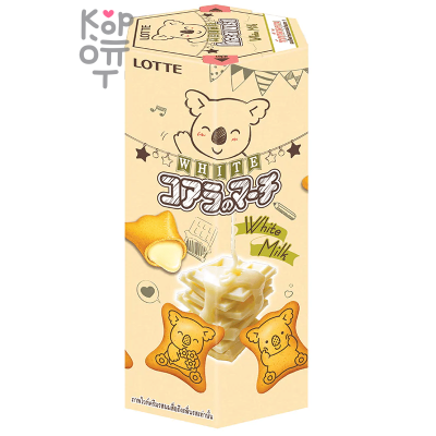 Lotte Koala's March Печенье Коала Марш, вкус молочного крема и сыра, 37 г