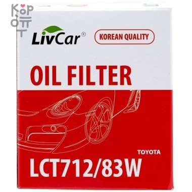 LIVCAR Oil Filter LCT712/83W / (C-111/C-114) - Масляный фильтр для TOYOTA — Корейские товары для всей семьи(КорОпт)