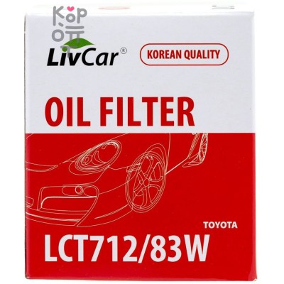 LIVCAR Oil Filter LCT712/83W / (C-111/C-114) - Масляный фильтр для TOYOTA