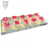 Желе фруктовое Kala Rabbit Кролик Микки, фруктовое мороженное со вкусом Клубники, 100гр.