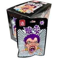 Кислая леденцовая карамель YunHua Super Sour - Жутко кислые конфеты до икоты, со вкусом Винограда
