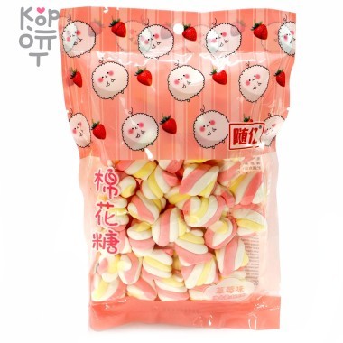 Маршмеллоу Suiyi Клубничная косичка, 138гр. — Корейские товары для всей семьи(КорОпт)